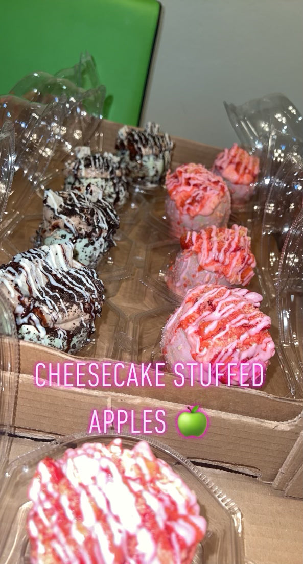 Cheesecake Stuffed Apples